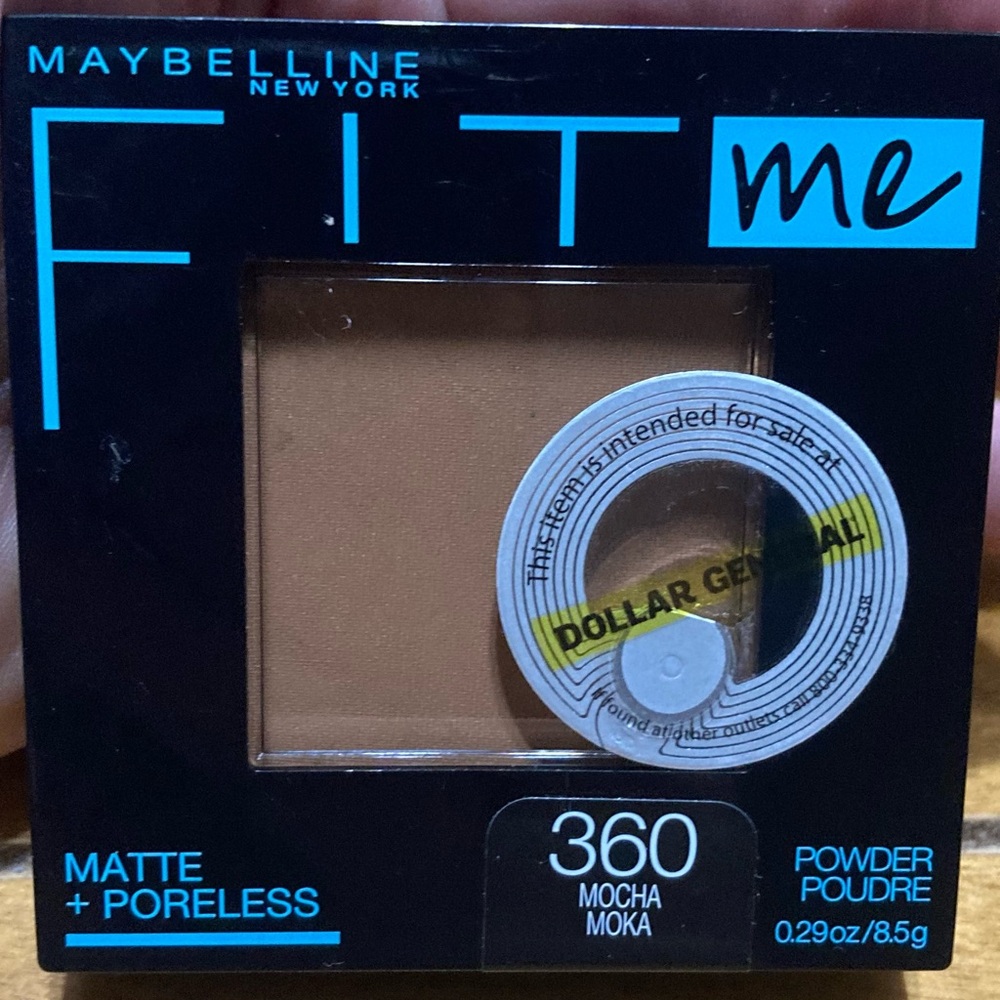 NWT Maybelline Fit Me Matte + Poreless Powder - Mocha # 4